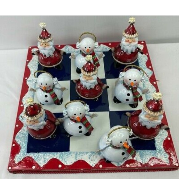 Home Interiors Other - Home Interiors Santa/Snowman tic-tac-toe board